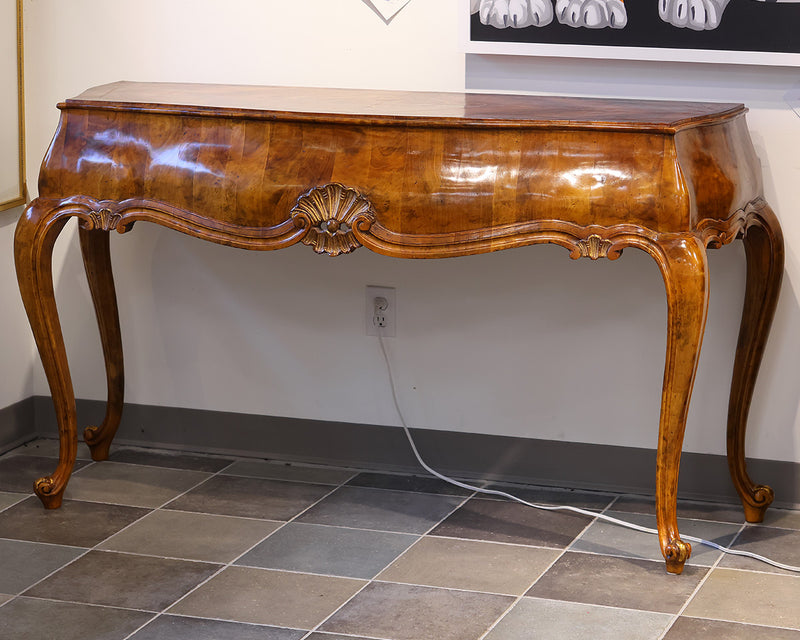 Decorative Crafts French Walnut Antique Server.