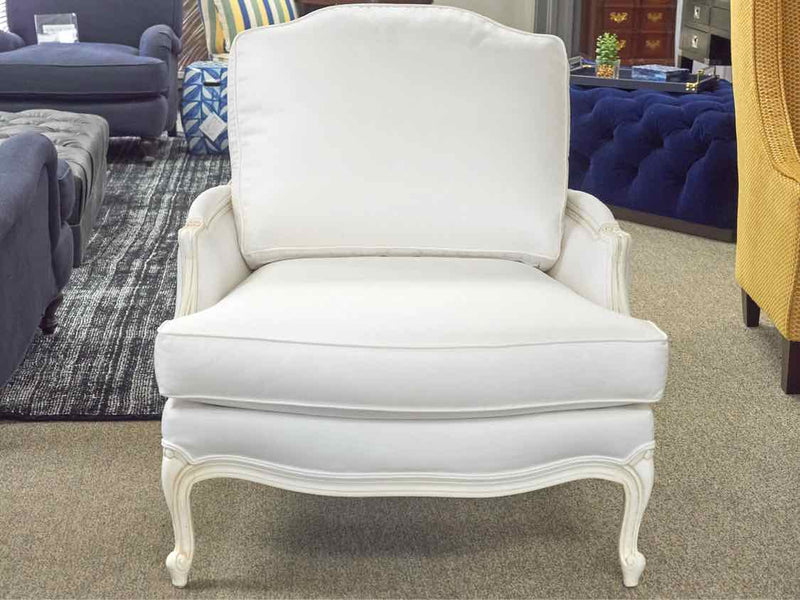 Ethan Allen French Provincial Chair in White