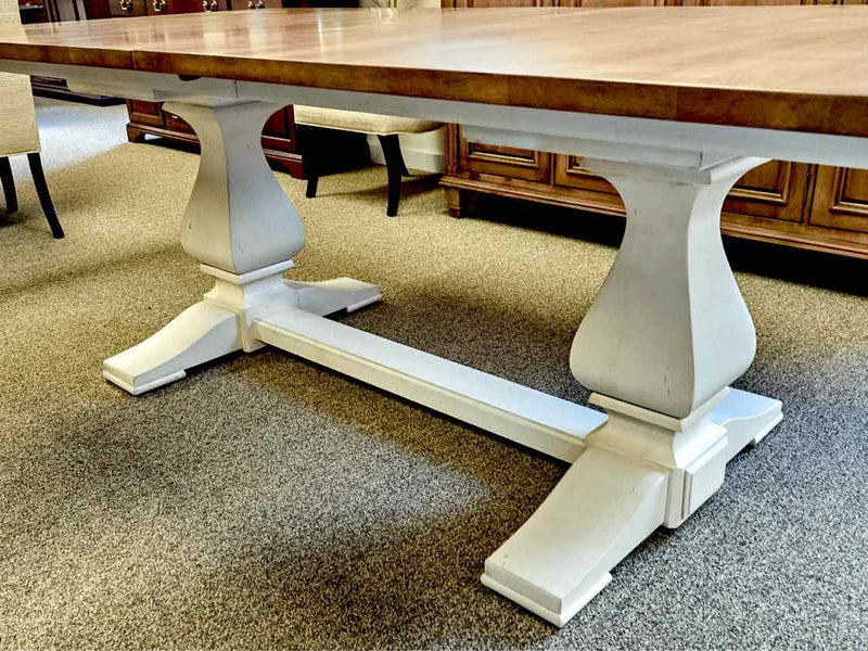 Ethan Allen "Cameron" Trestle Dining Table