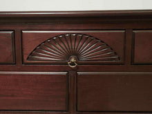 Drexel  Solid Mahogany 9 Drawer Dresser with Carved Fan Drawer