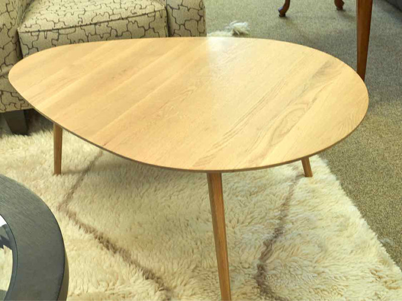 'Amoeba' Cocktail Table in White Oak