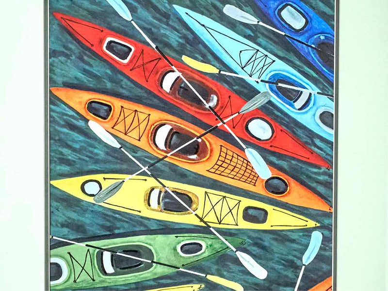 'Colorful Kayaks I'