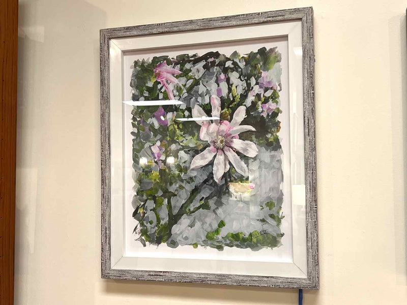 'Spring Colors I' Framed Floral Print