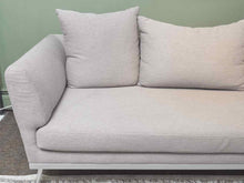 Italia  "Heather Grey' Bench Cushion 3 Back Cushions Sofa