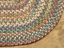 Oak Harbour Oval 'Dusk' Multi Color Braided Area Rug