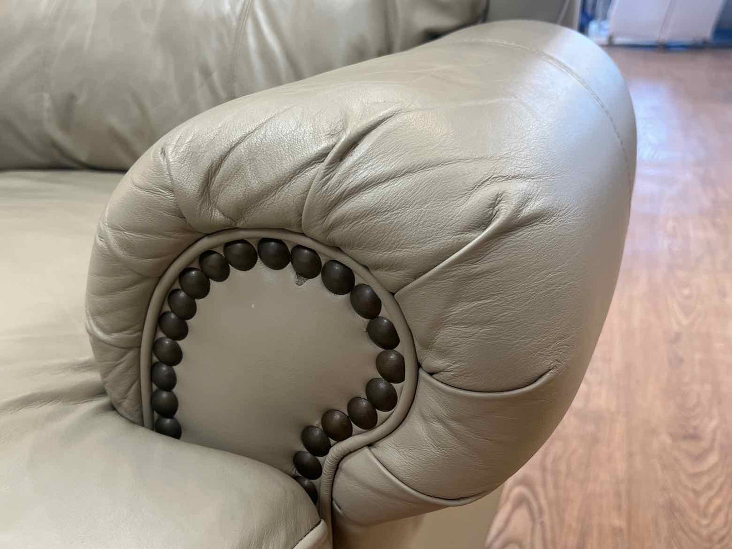 Leather Reclining Loveseat