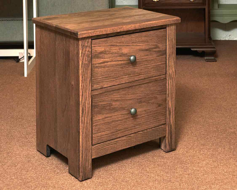 Vaughan Bassett Natural Fundamentals 2 Drawer  Nightstand