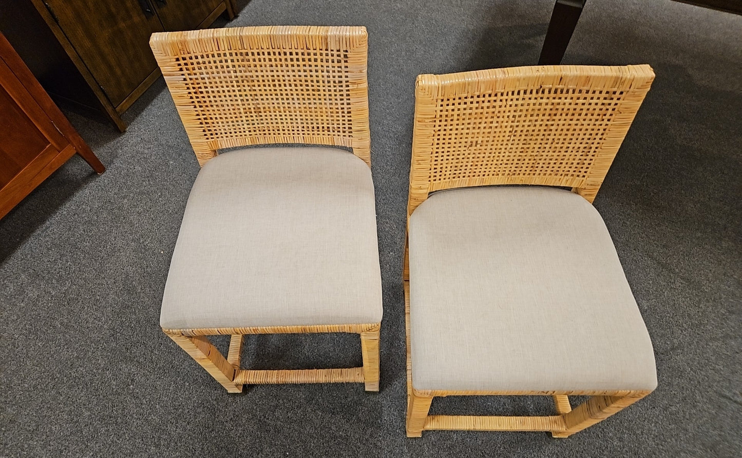 Meadow Blu Pair of  'Whitney' Counter Stools