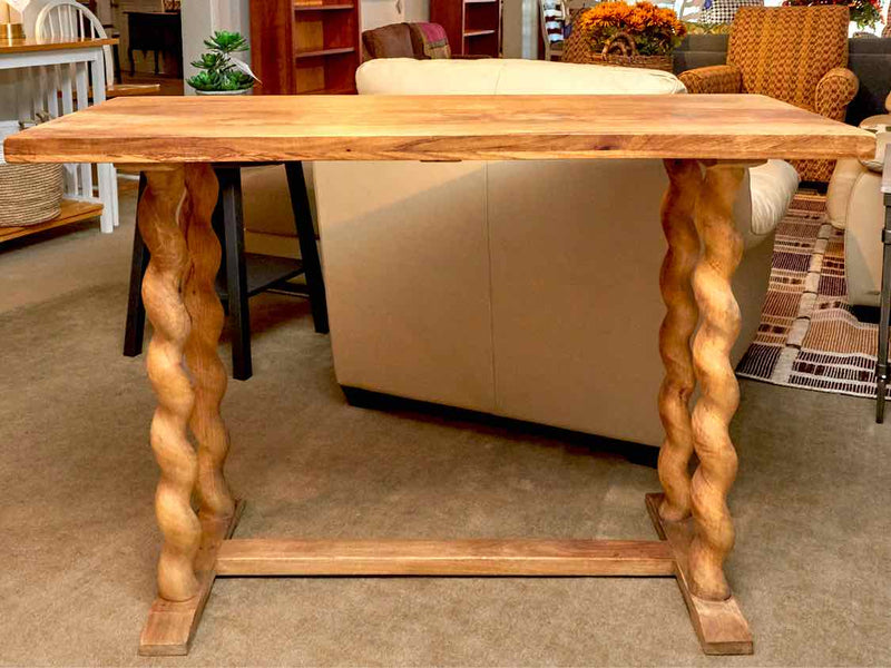 Wisteria  Gumwood Barley Twist Legs Console Table