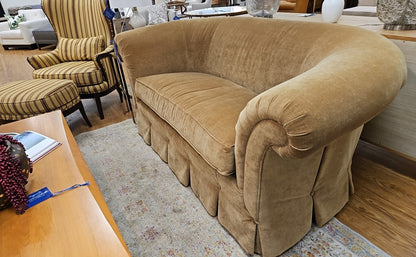 Calico Corners Gold Loveseat