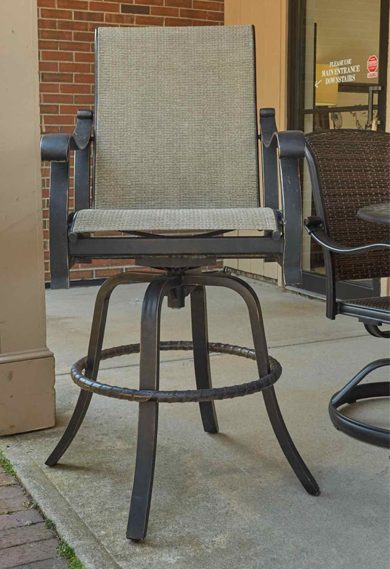 Castelle Outdoor Bar Table & Pair of Stools Set