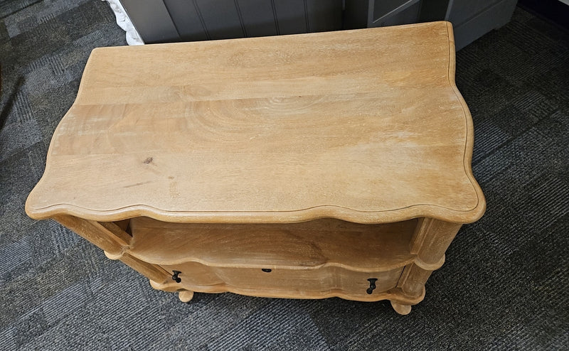 White Wash Side Table