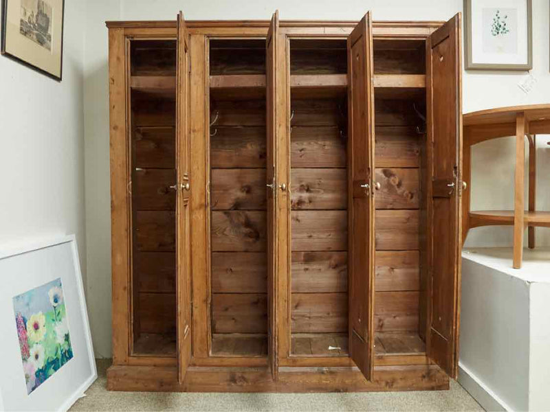 Antique Pine Golf Lockers