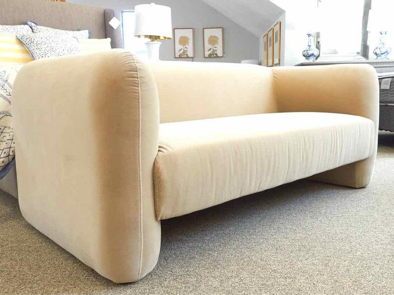 Collector Group Contemporary Velvet Loveseat