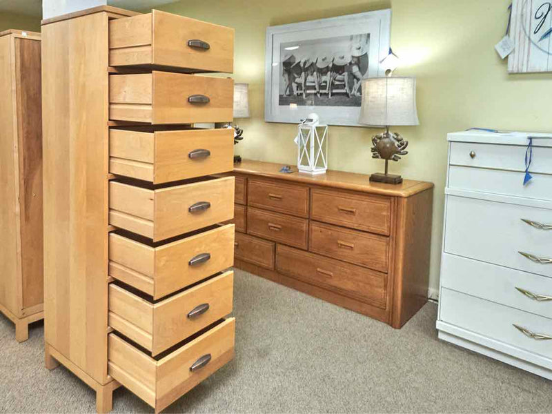 Copeland Solid  Maple 7 Drawer Tall Chest