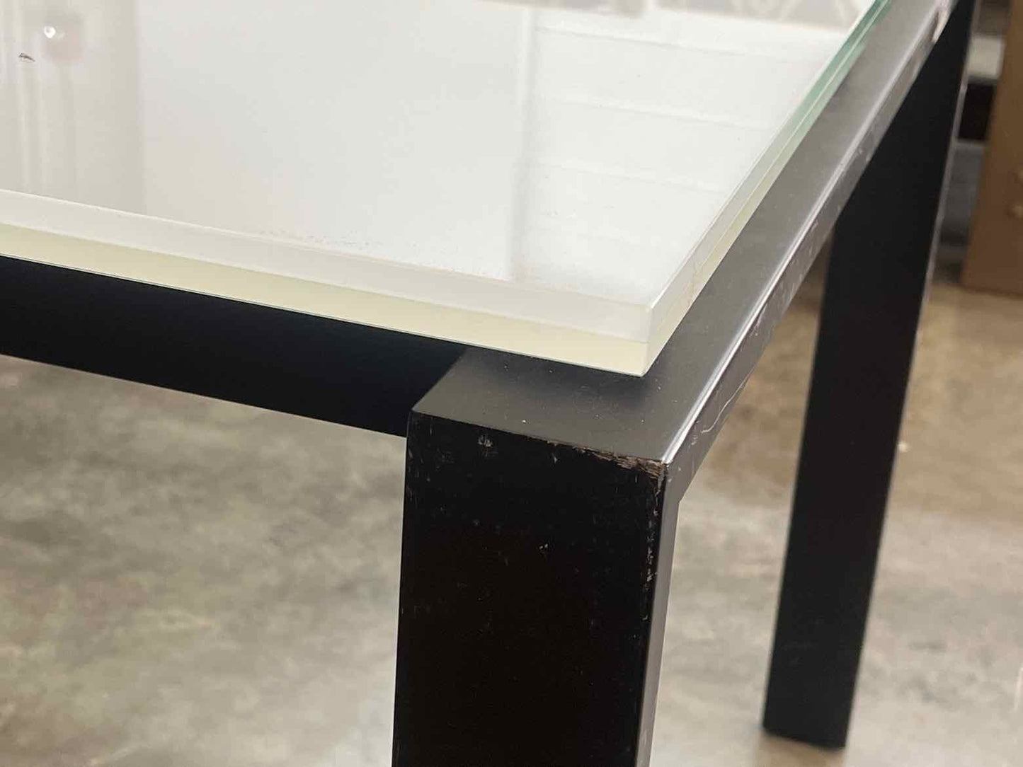 Frosted Glass Desk