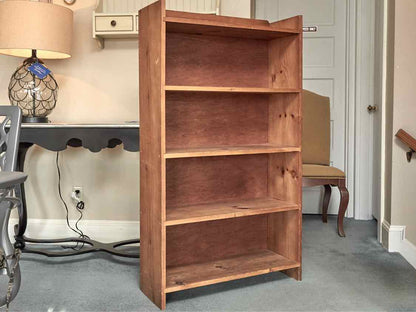 Pine 5 Shelf Bookcase