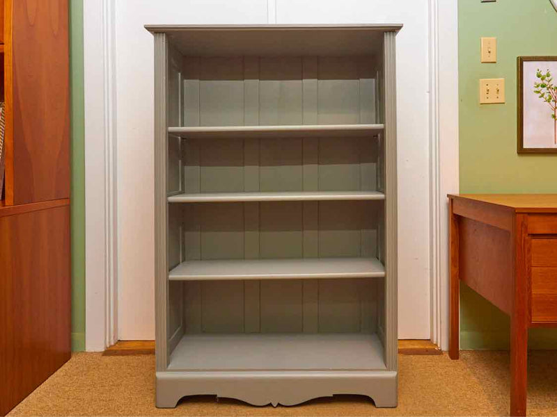 'Ocean Shore Gray' Finish 4 Shelf Bookcase