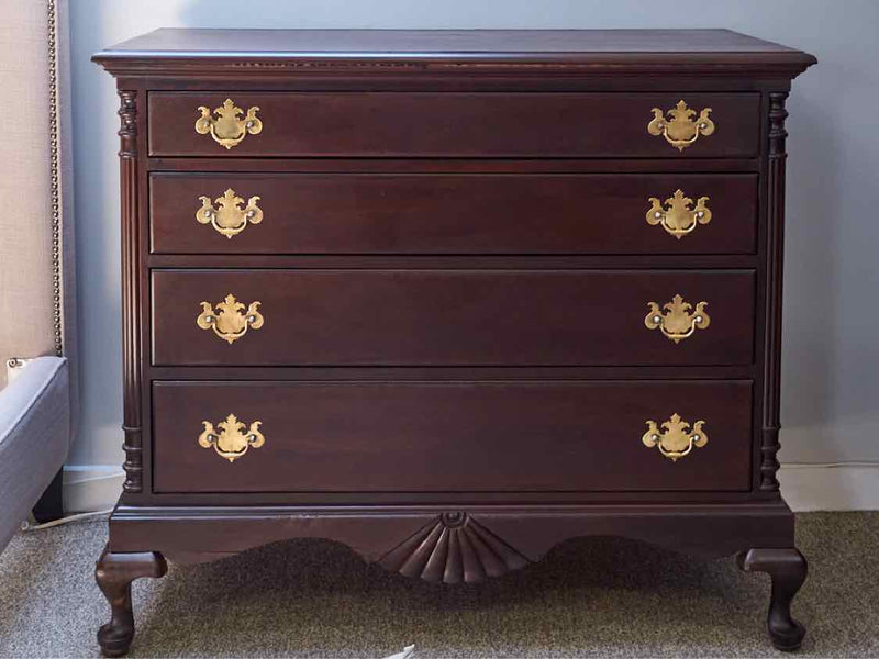 Paine Mahogany Chest With Fluting