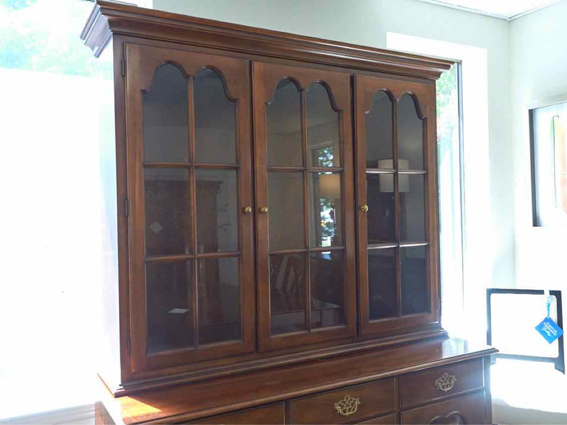 Colonial Cherry Two Piece China Cabinet