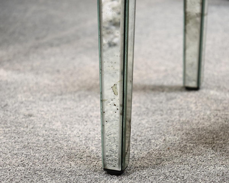 Pair of MG+BW  Mirrored Side Tables