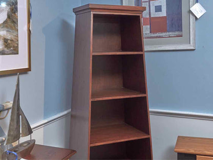 Tapered Cherry 5 Shelf Bookcase