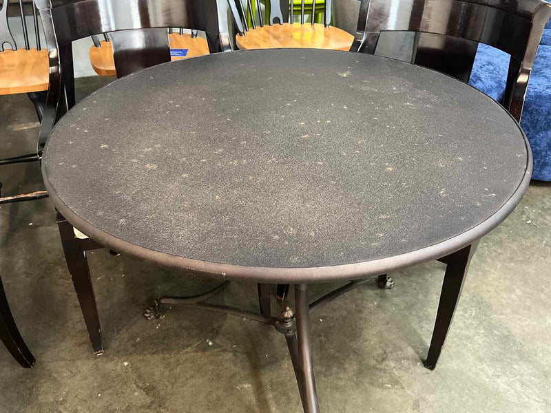 Black Metal Outdoor Table