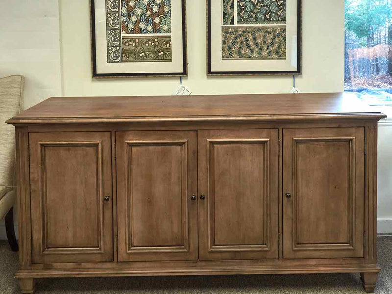 Ethan Allen "Jason" 4 Door Sideboard with Bronze Knobs