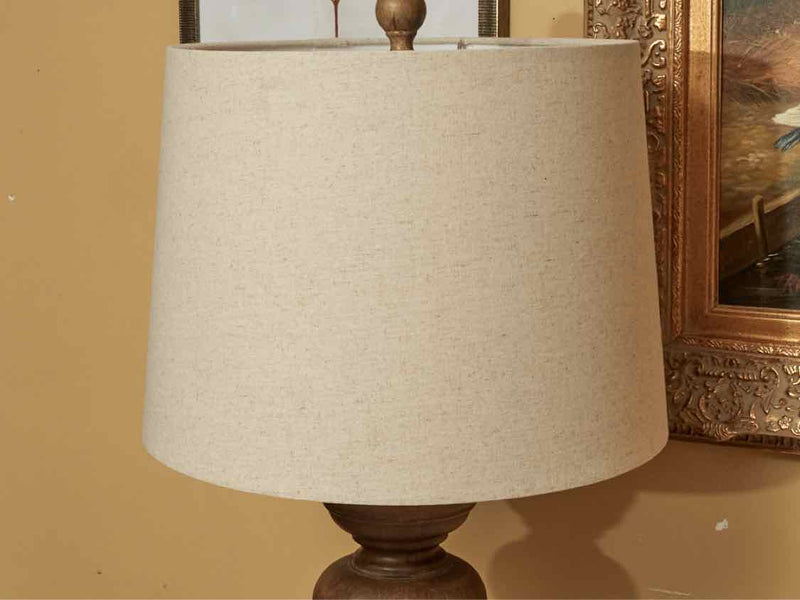 Roanoke Table Lamp With Linen Hardback Shade