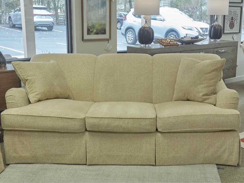 Henredon English Roll Arm Sofa in Camel