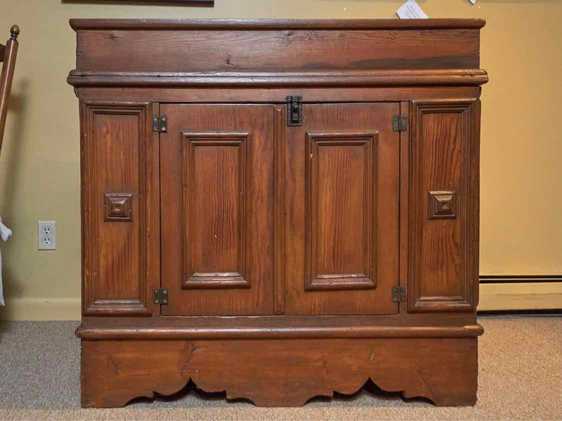 Antique CopperTray  2 Door  Dry Sink