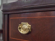 Solid Mahogany Inlaid Eight Drawer Dresser