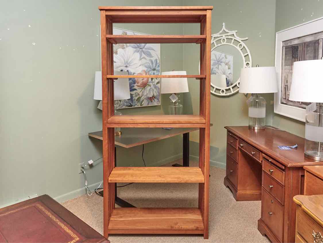 Cherry 5 Shelf Bookcase