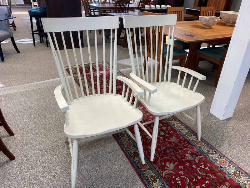 Set of 6 Boston Interiors  Cream Shaker style Dining Chairs