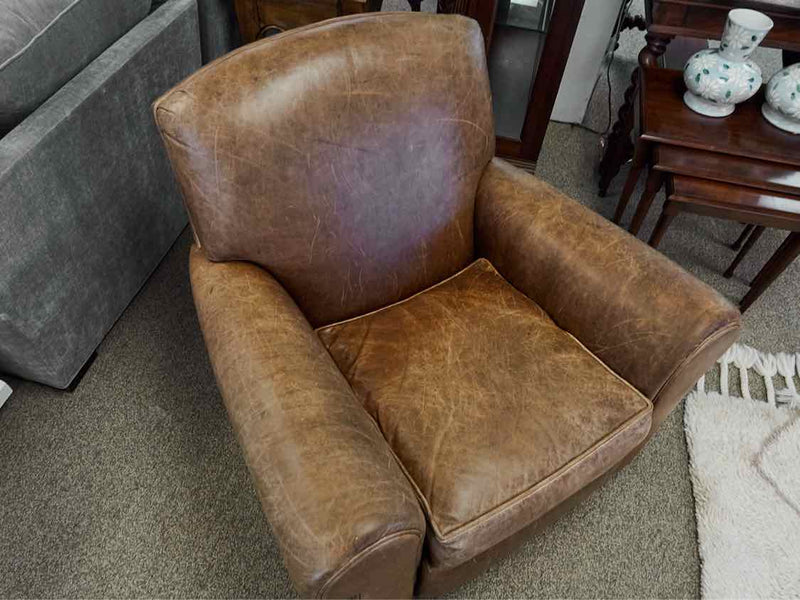 Crate & Barrel Roll Arm Recliner