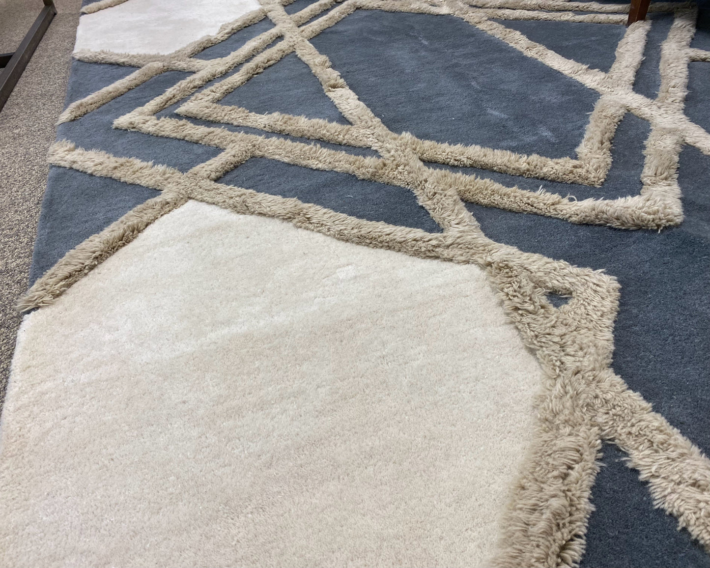 West Elm  'Tapis Alfombra' Wool Gray & Beige Area Rug