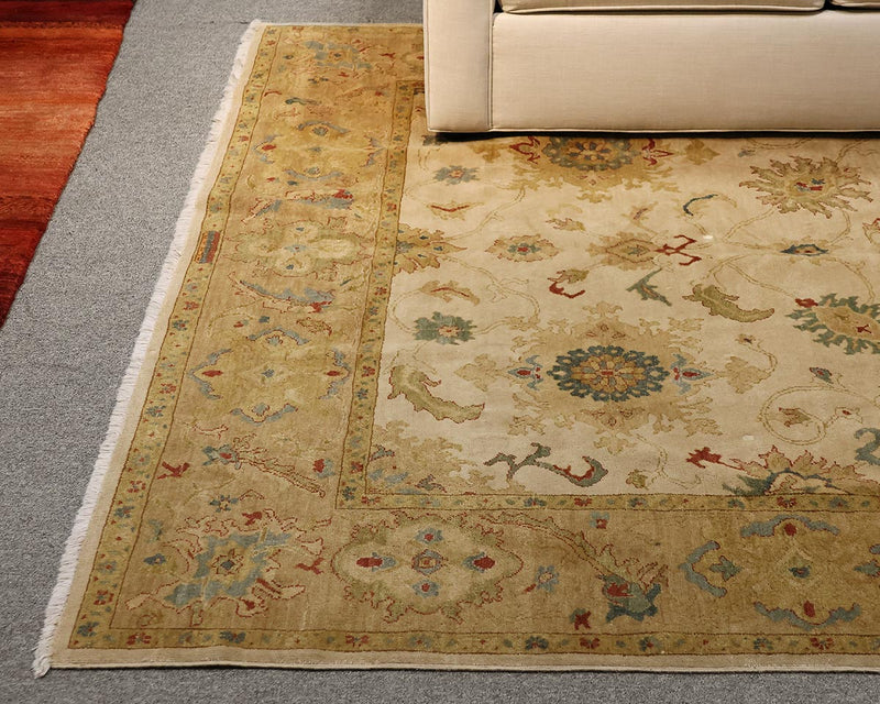 Area Rug in Beige & Tan