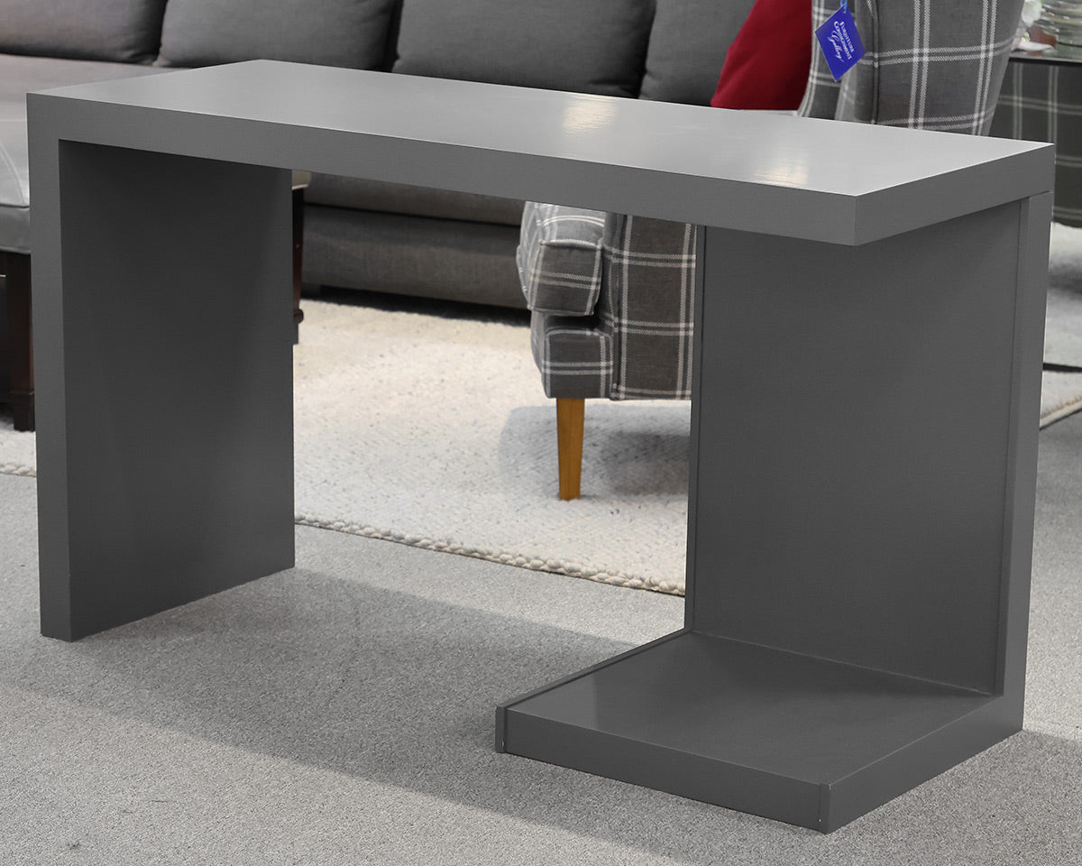 Edward Ferrell + Lewis Mittman Custom Console in Dark Grey