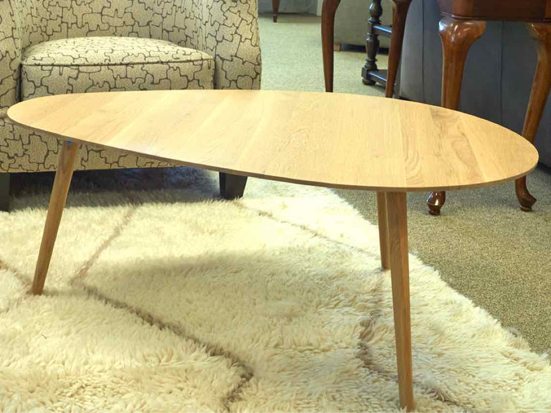 'Amoeba' Cocktail Table in White Oak