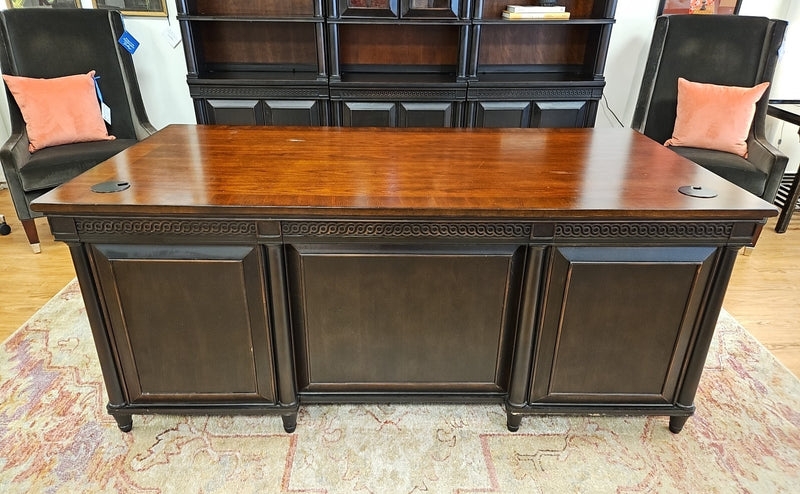 Aspen Home Executive Desk with Cherry Top