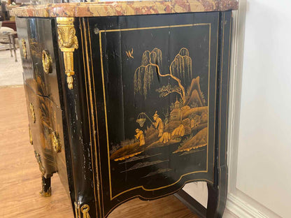 Antique Louis XV Style Chinoiserie Chest