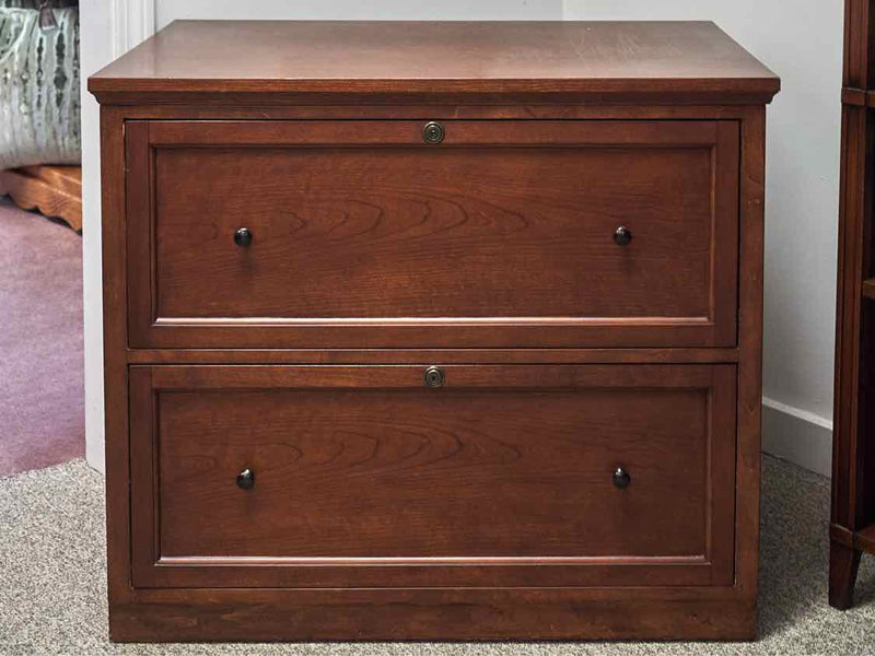 Basset Cherry Two Drawer File Cabinet