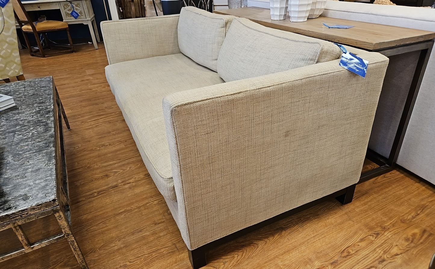 Mitchell Gold + Bob Williams Taupe Bench Seat Sofa