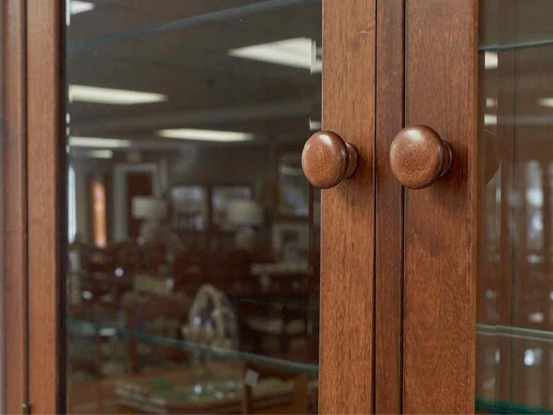 Basset Cherry Lighted China Cabinet