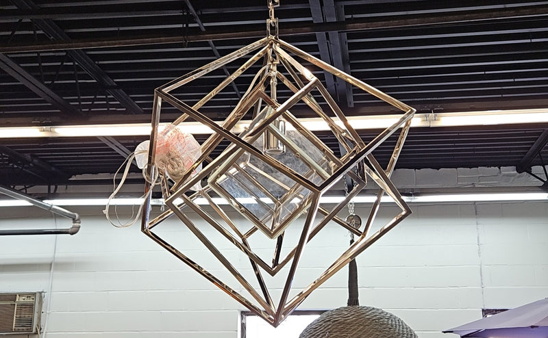 Visual Comfort 'Small Cubist' Chandelier by Kelly Wearstler