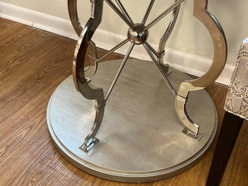 Rosdorf Park Gray Lacquer 'Delahunt' Accent Table