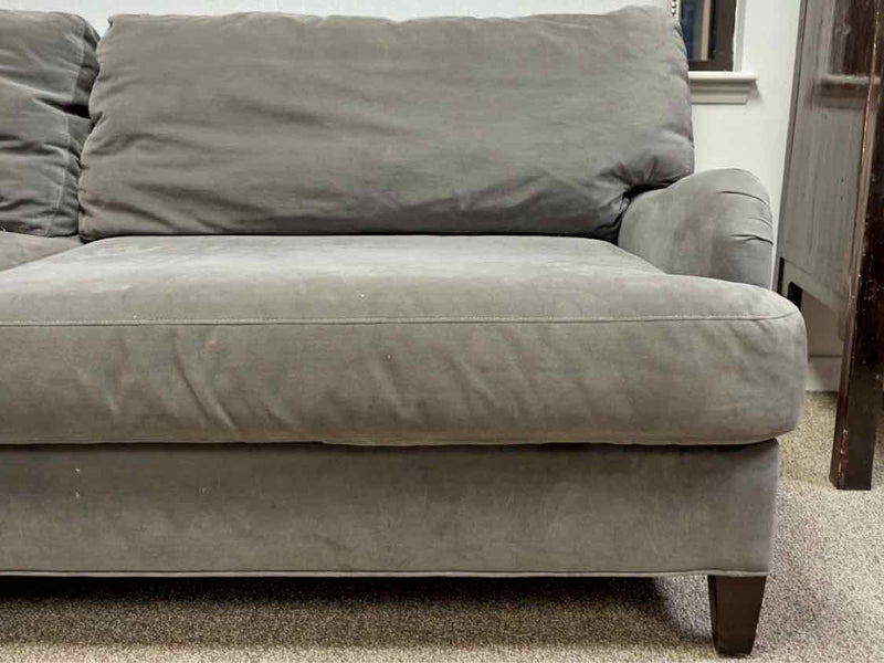 Mitchell Gold 'Whitley' Sofa in Charcoal