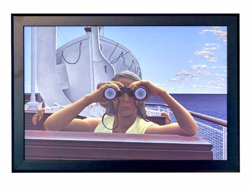 Alex Colville 'To Prince Edward Island' Museum Quality Print Black Frame