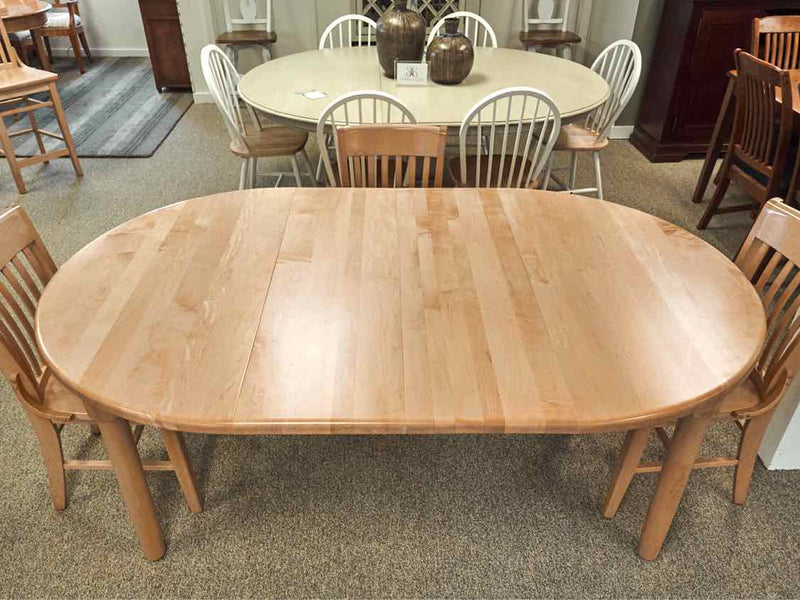 Eastern Butcher Block Maple Table & Set of Four Chairs