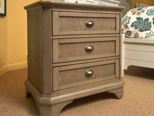 Pair Of Layna 3 Drawer In Driftwood Grey Finish Nightstand Chest